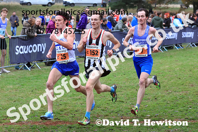 Senior Mens 2024 National Cross Country Relays, Berry Hill Park, Mansfield.   Photo: David T. Hewitson/Sports for All Pics